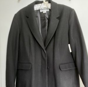Liz Claiborne wool jacket black size XL